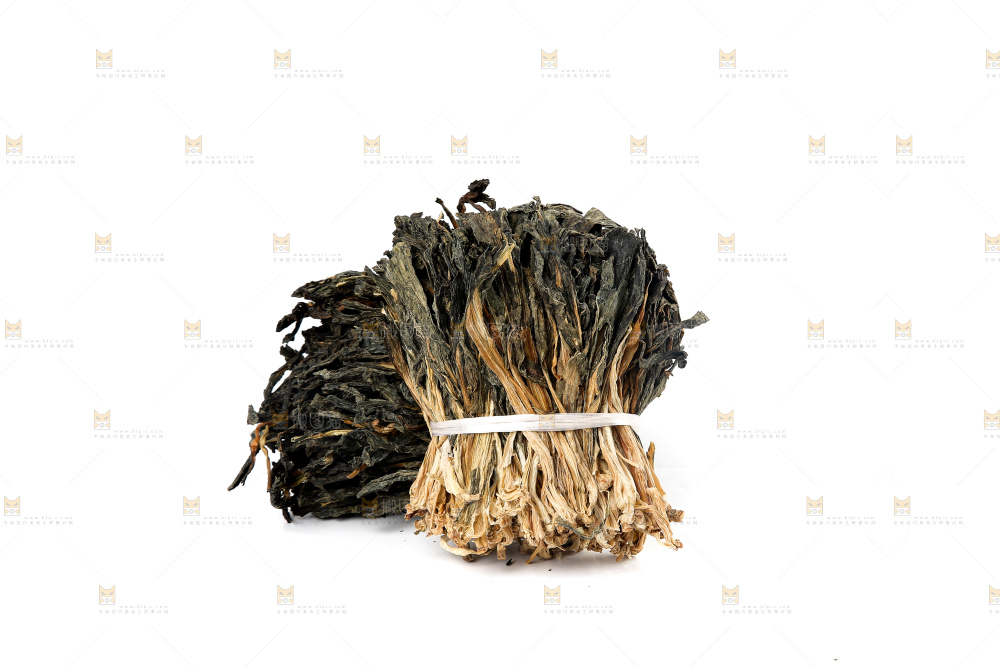 白底上的白菜干