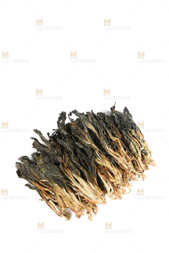 白底上的白菜干