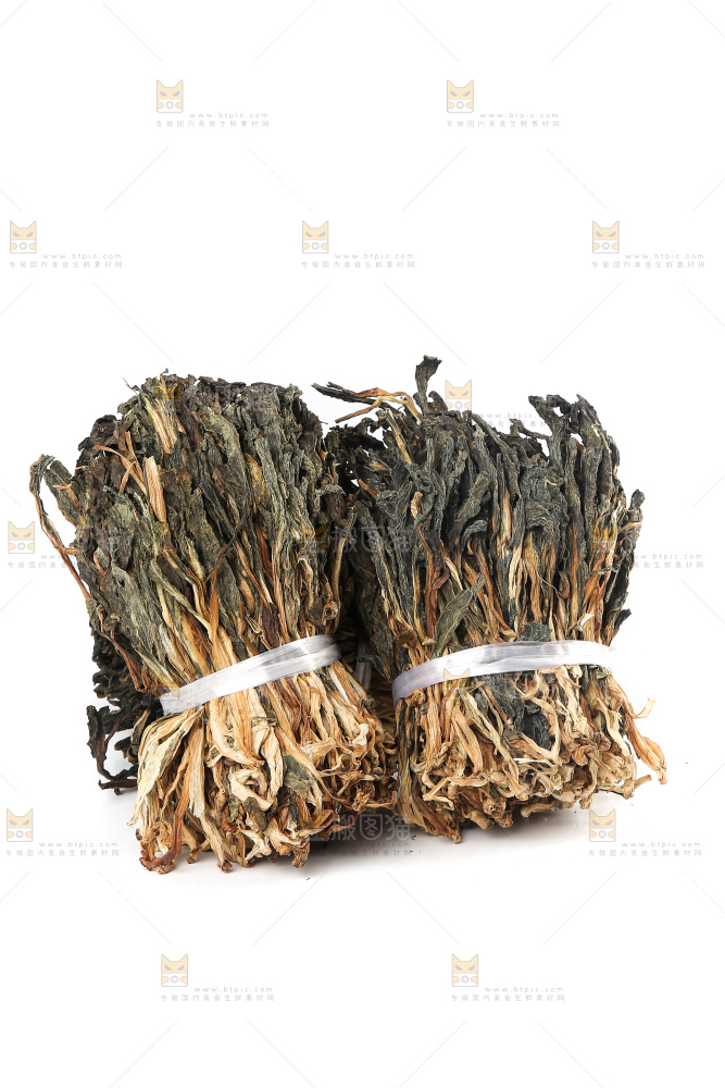 白底上的白菜干