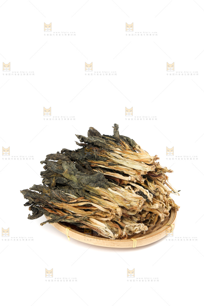 白底上的白菜干