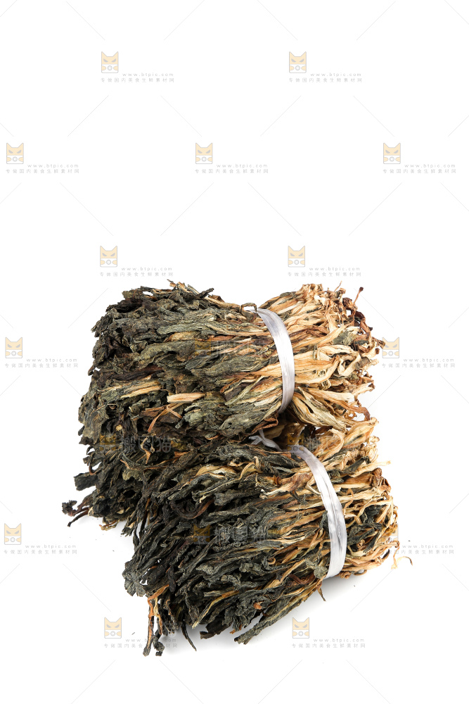 白底上的白菜干