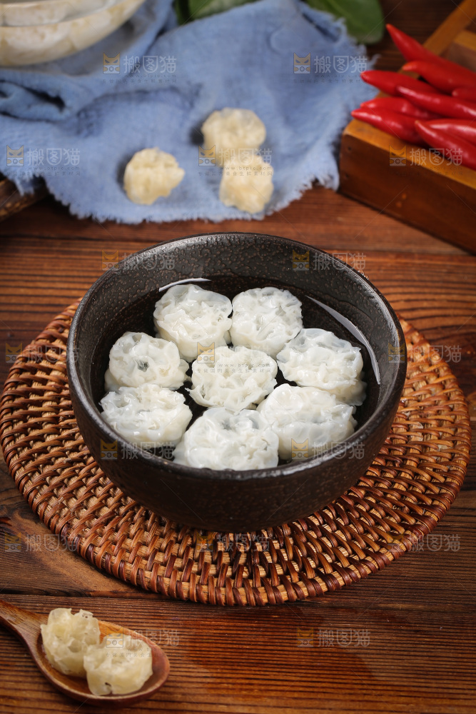 深底上的原味面藕