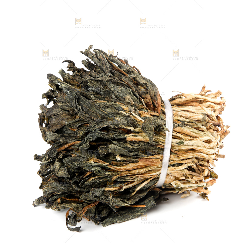 白底上的白菜干