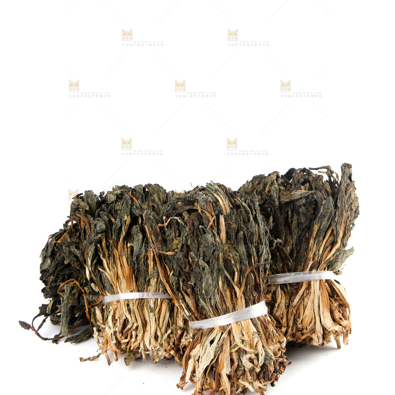 白底上的白菜干