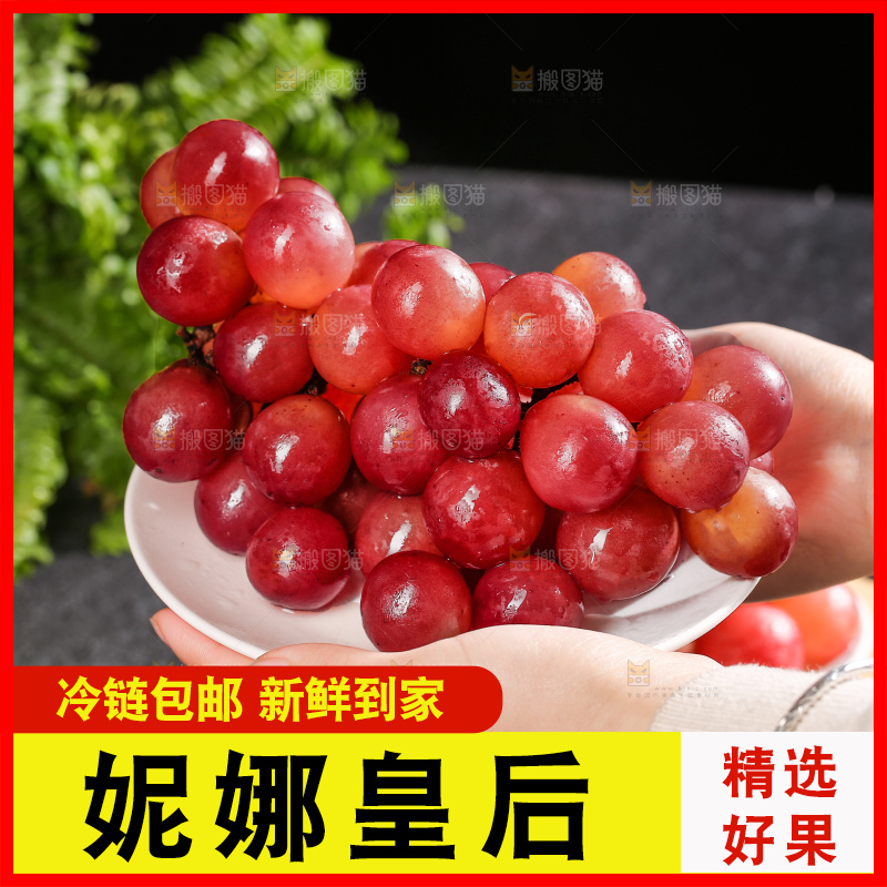 深底上的妮娜皇后葡萄