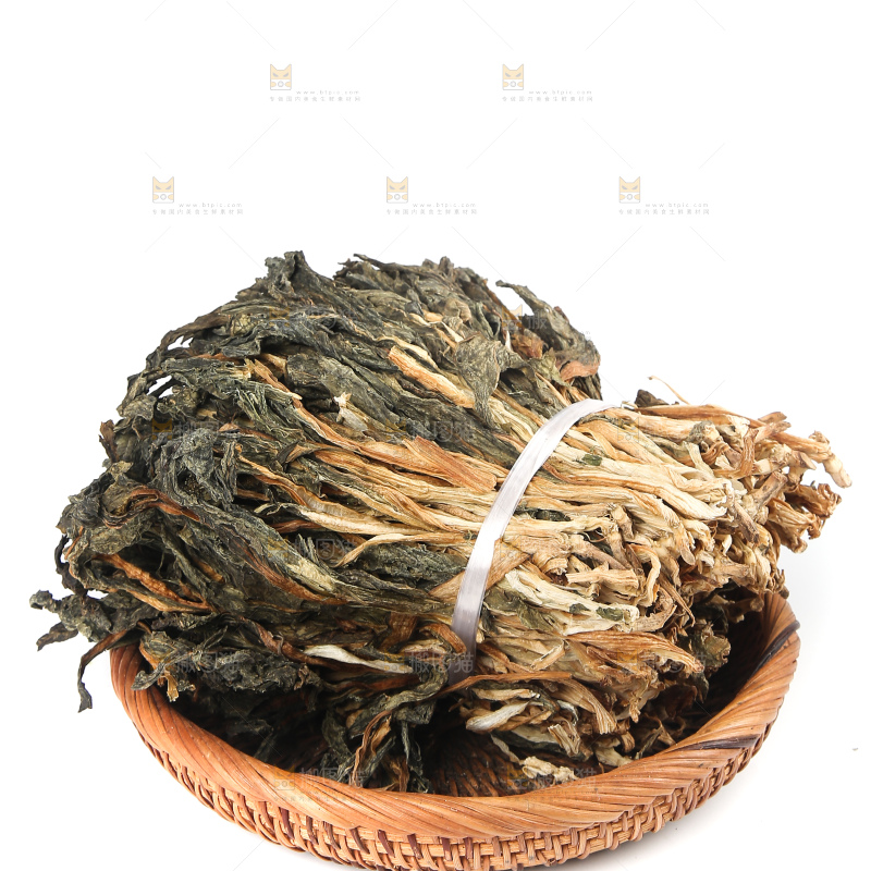 白底上的白菜干