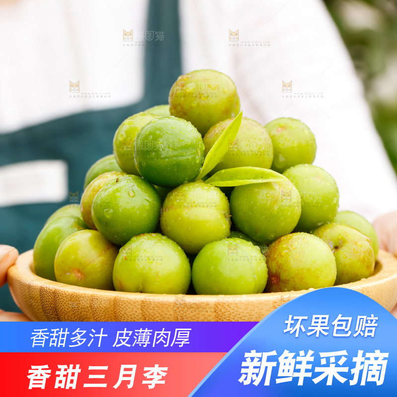 手里拿着三月李