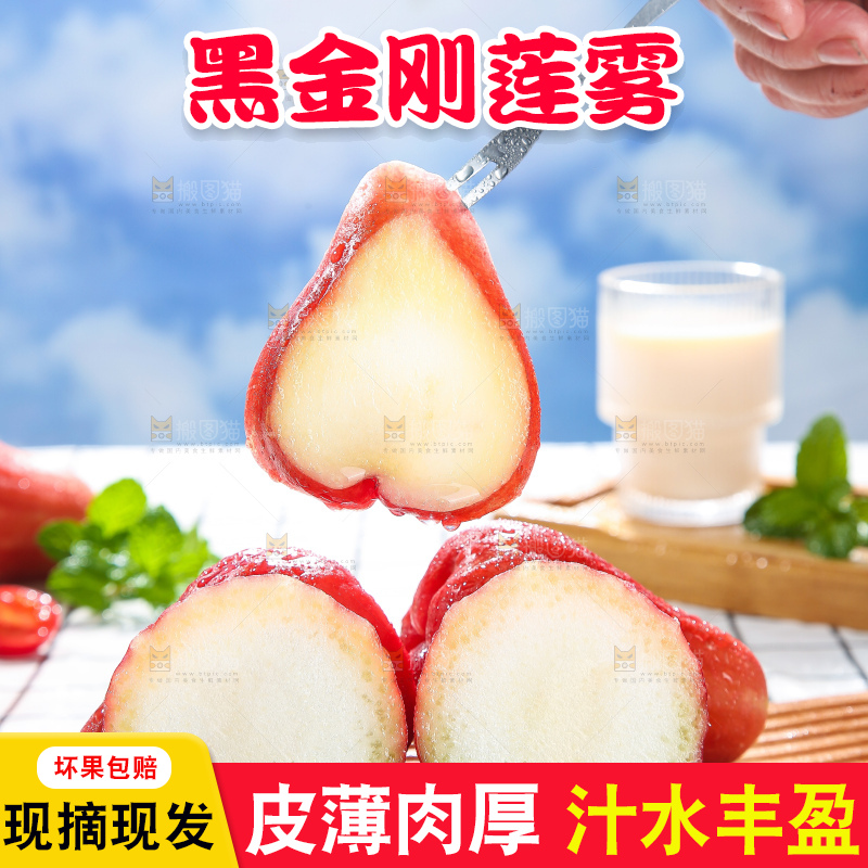 浅底上的莲雾