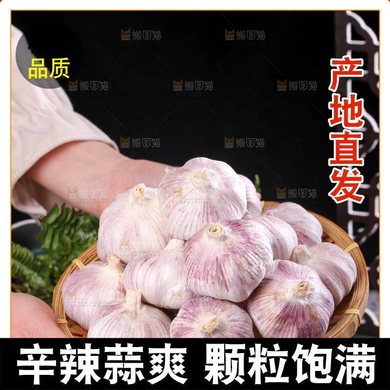 深底上的干大蒜