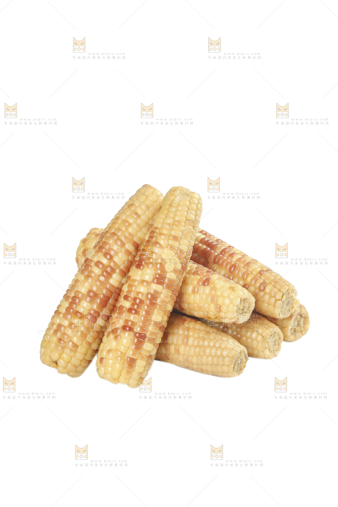 白底上的花糯玉米