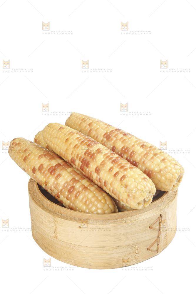 白底上的花糯玉米