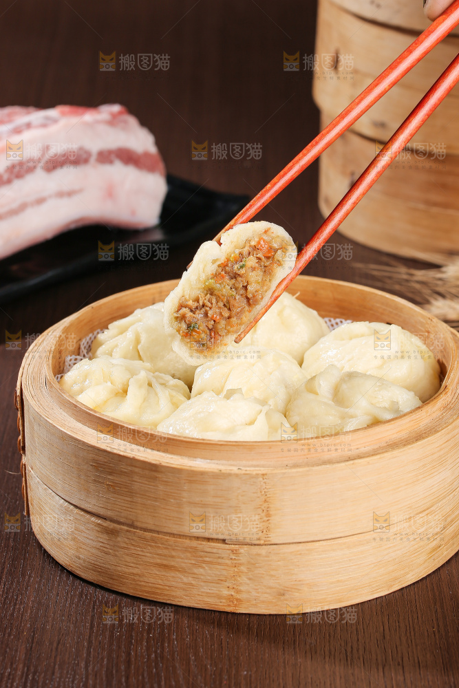 深底上的杭州小笼包