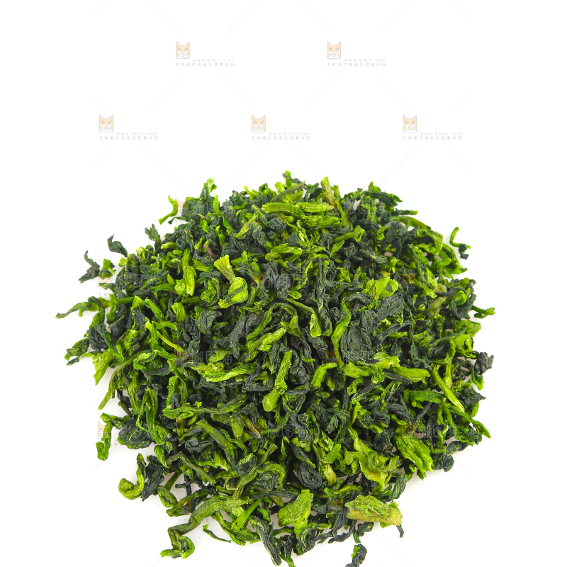 白底上的万年青菜干