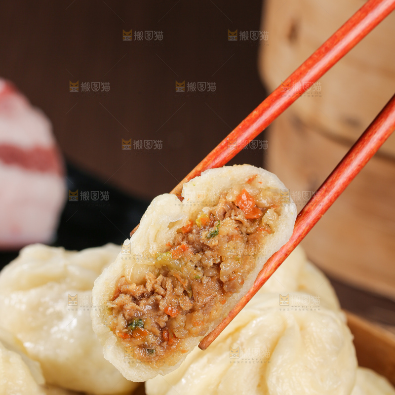 深底上的杭州小笼包