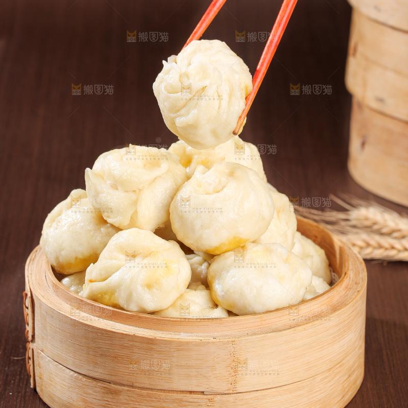 深底上的杭州小笼包