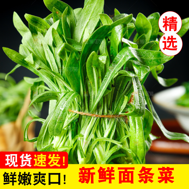 深底上的面条菜