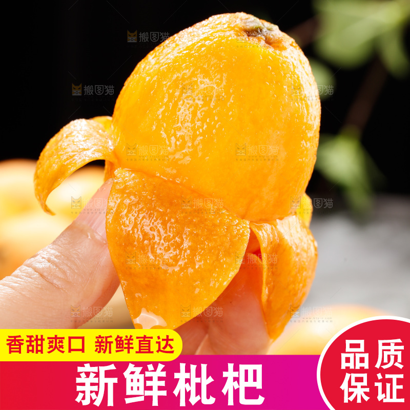 深底上的枇杷