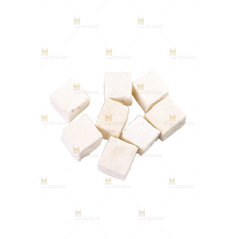 白底上的茯苓