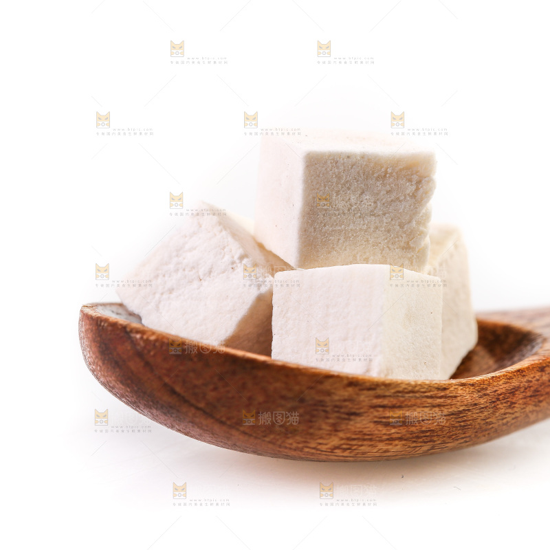 白底上的茯苓