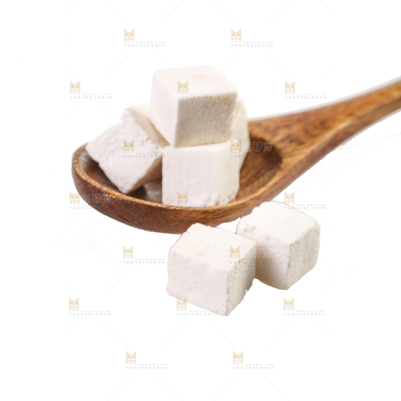 白底上的茯苓
