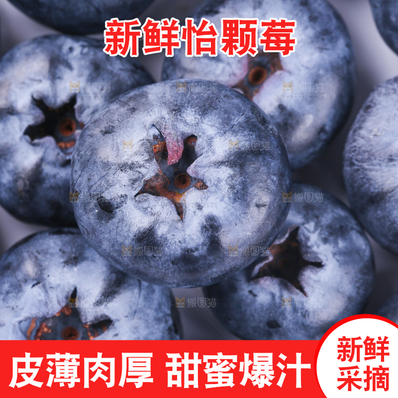 白底上的怡颗莓