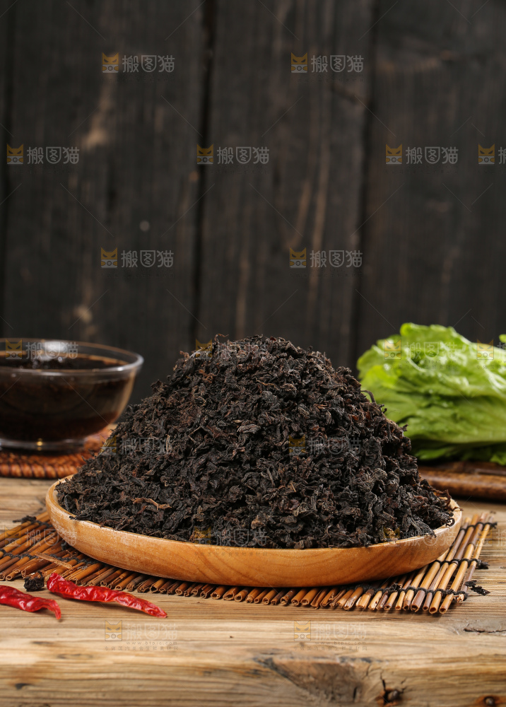 深底上的梅干菜