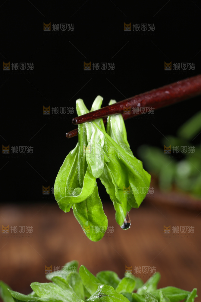 深底上的鼠曲草