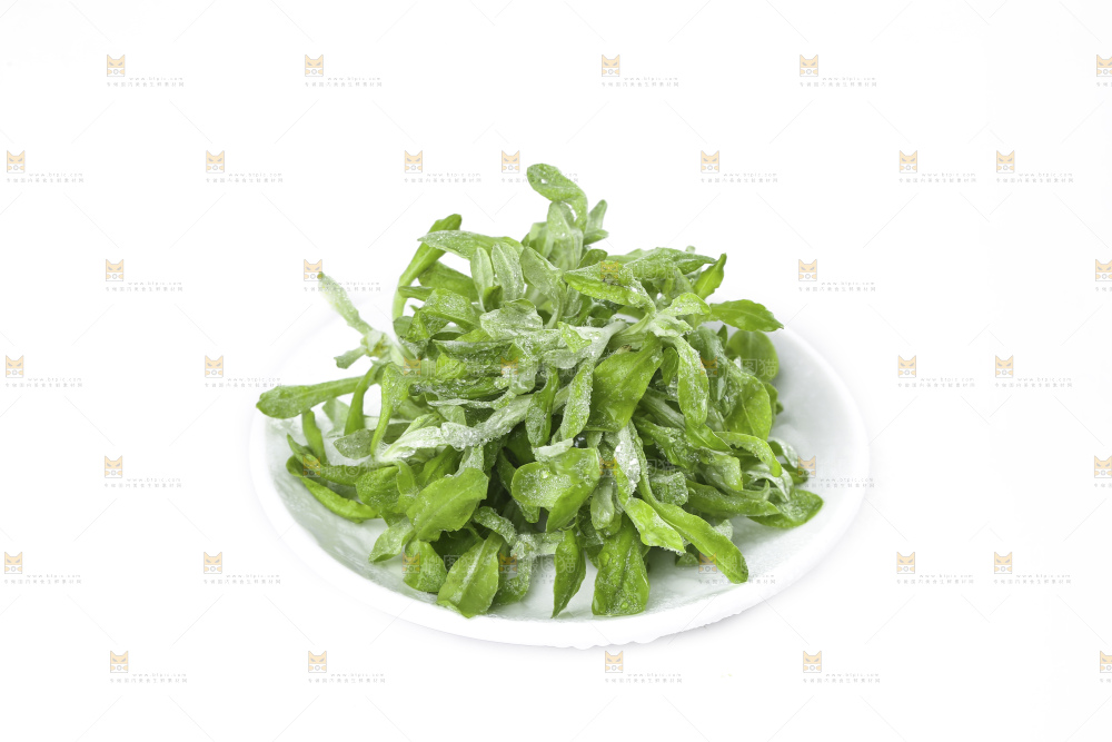 白底上的鼠曲草