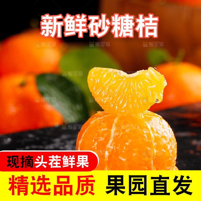 深底上的砂糖桔