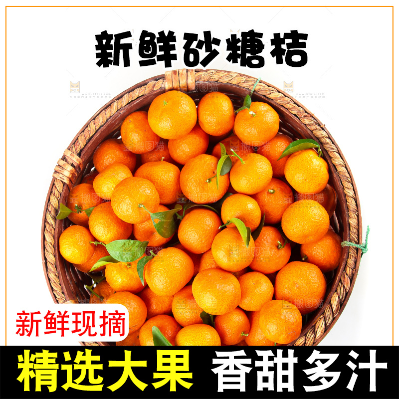 白底上的沙糖桔