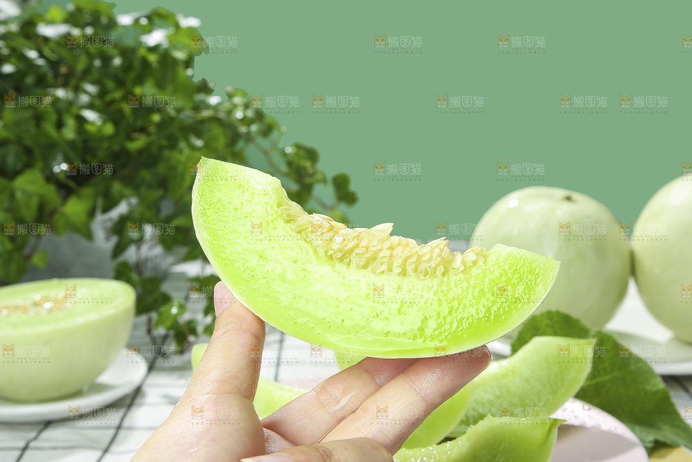 浅底上的玉菇甜瓜