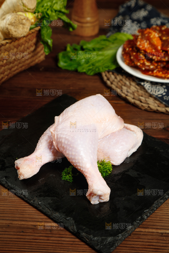 深底上的大鸡腿