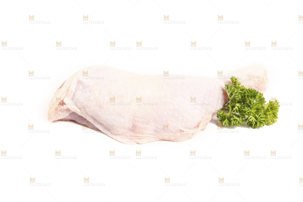 白底上的大鸡腿