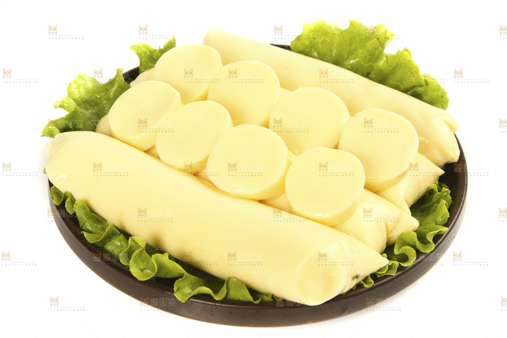 白底上的鸡蛋豆腐