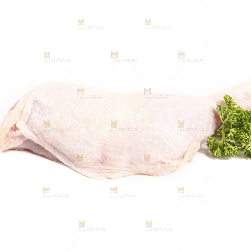 白底上的大鸡腿
