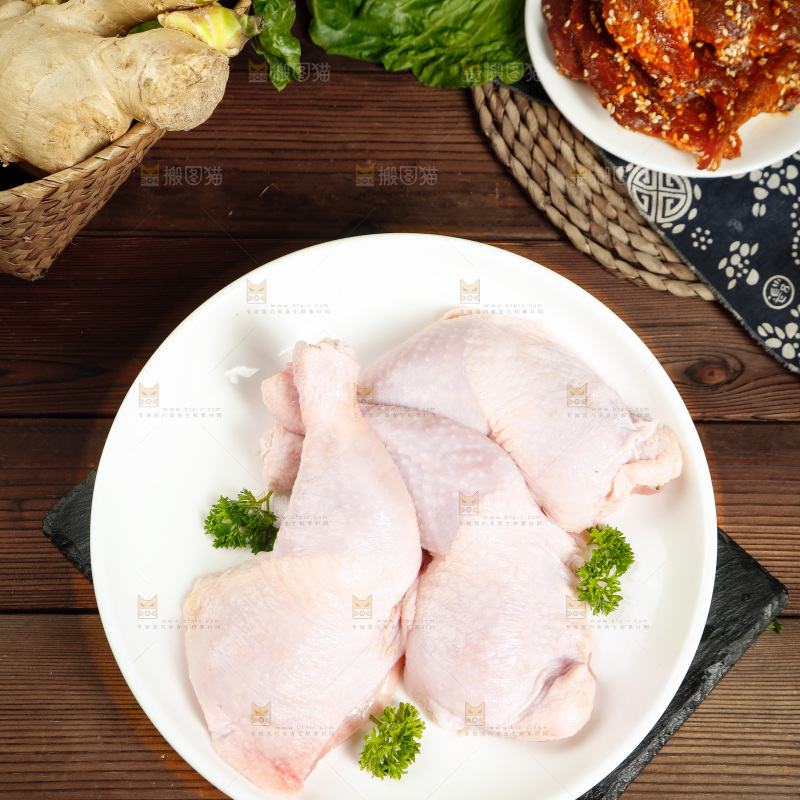 深底上的大鸡腿