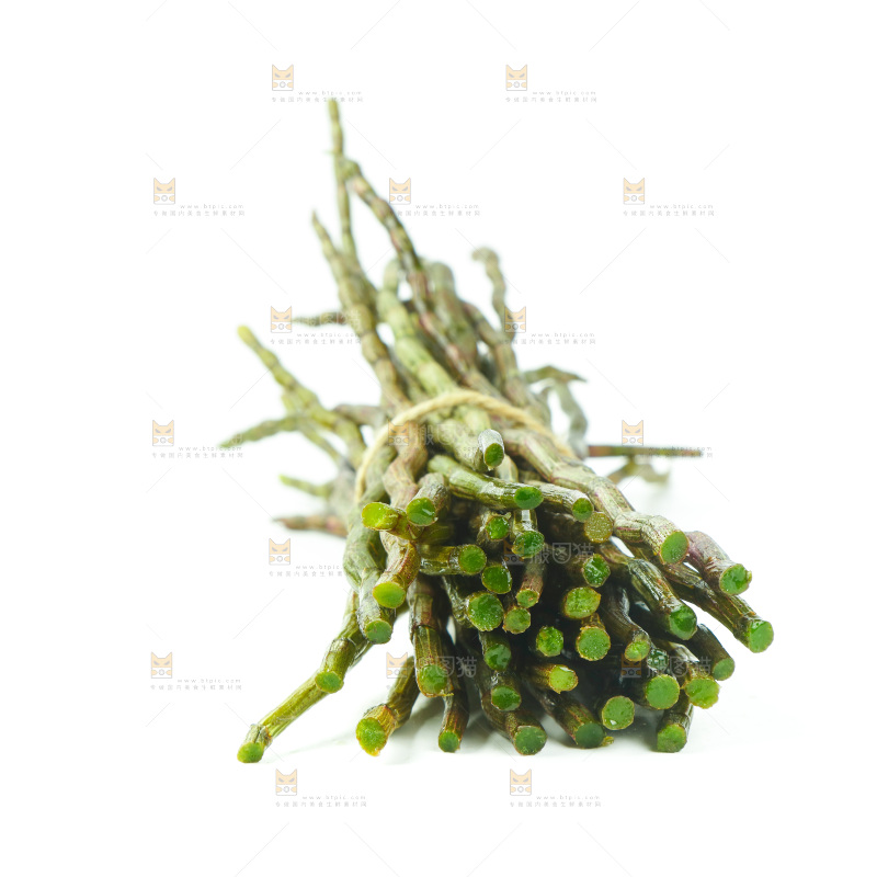 白底上的石斛鲜条