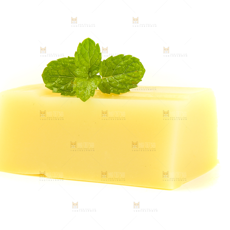 白底上的米豆腐