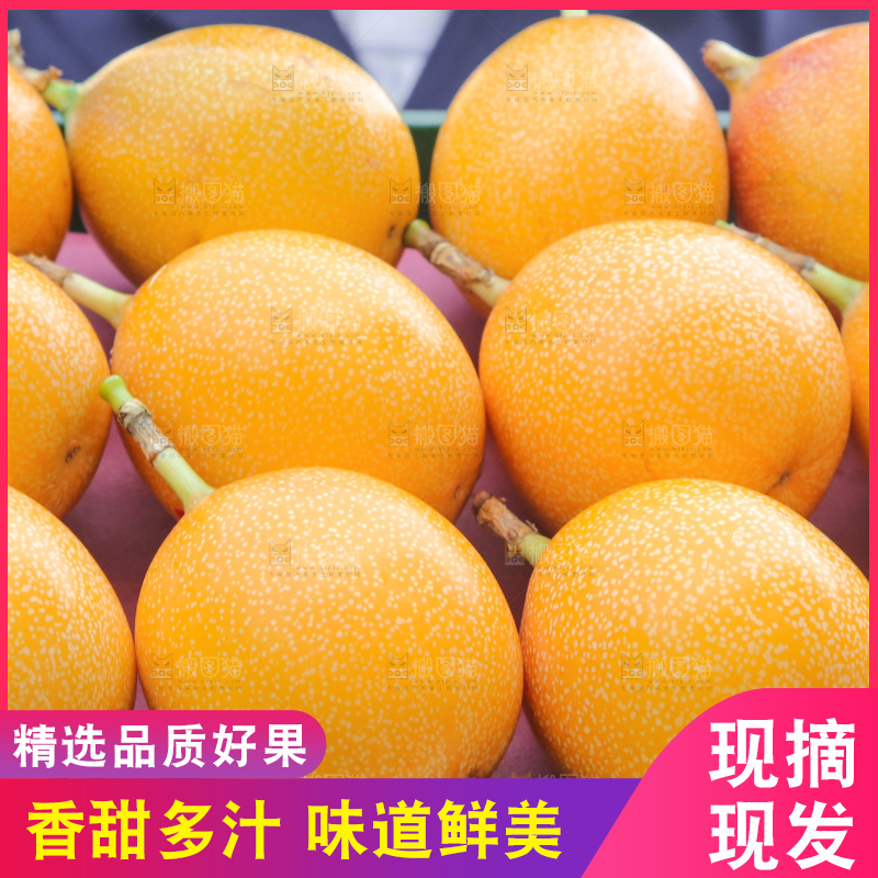 手里拿着热情果