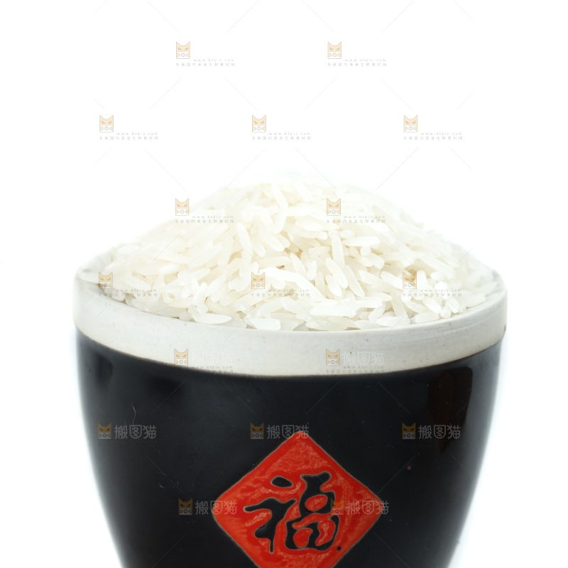 白底上的五常大米
