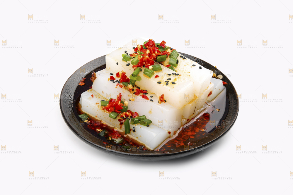 碗里的红油凉粉