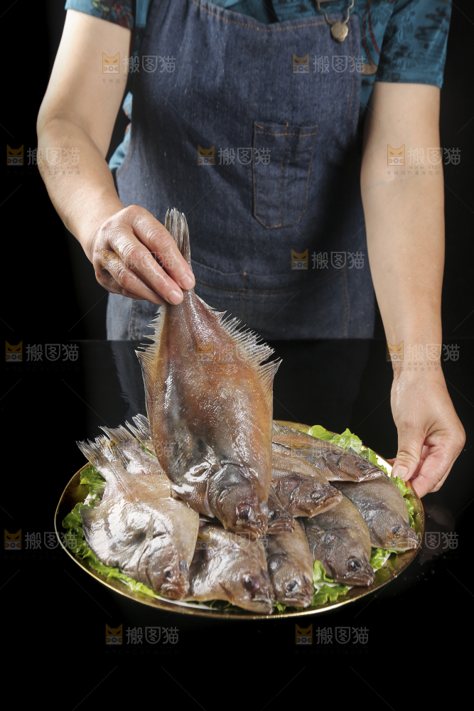 深底上的鲽鱼