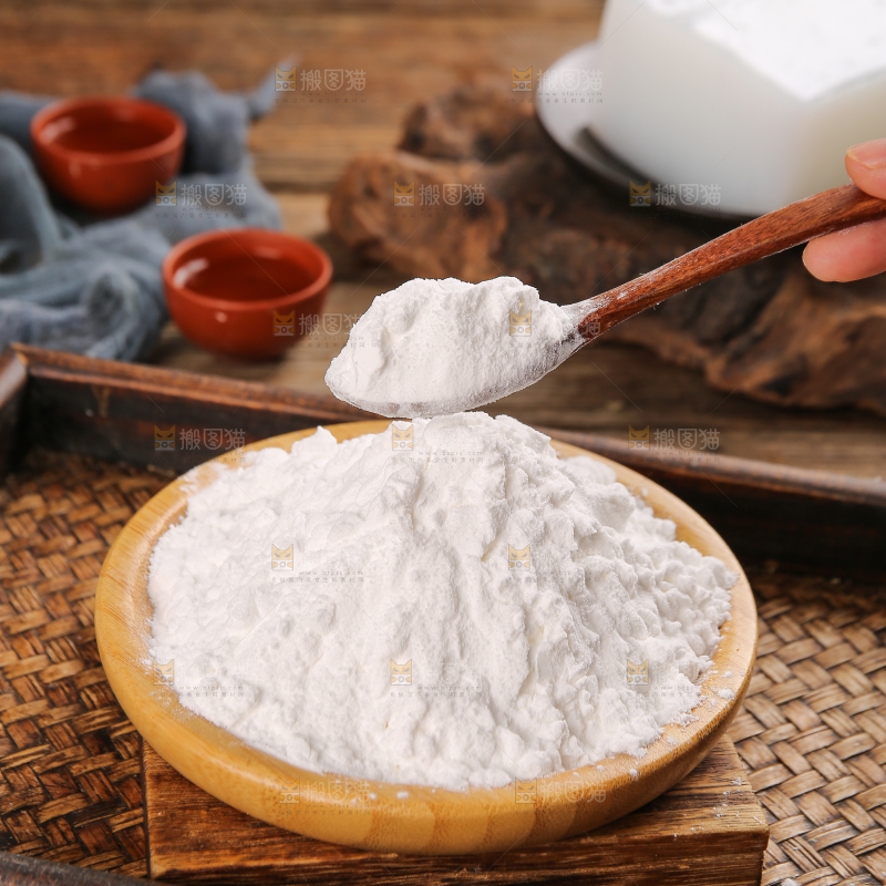 深底上的豌豆淀粉
