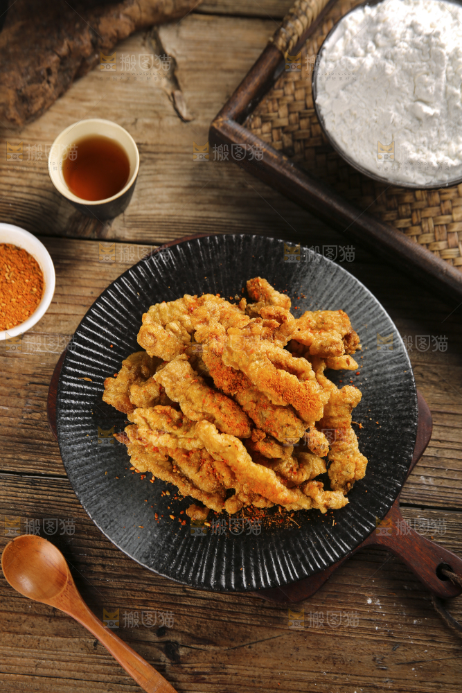 木底上的小酥肉