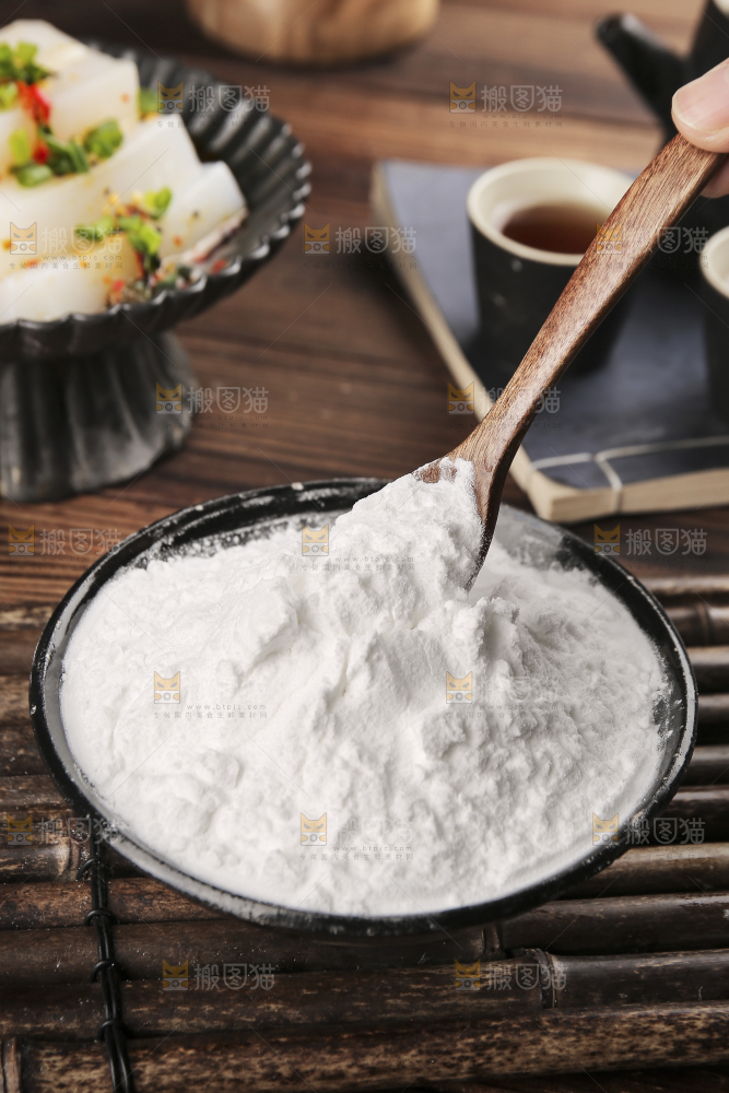 深底上的豌豆淀粉