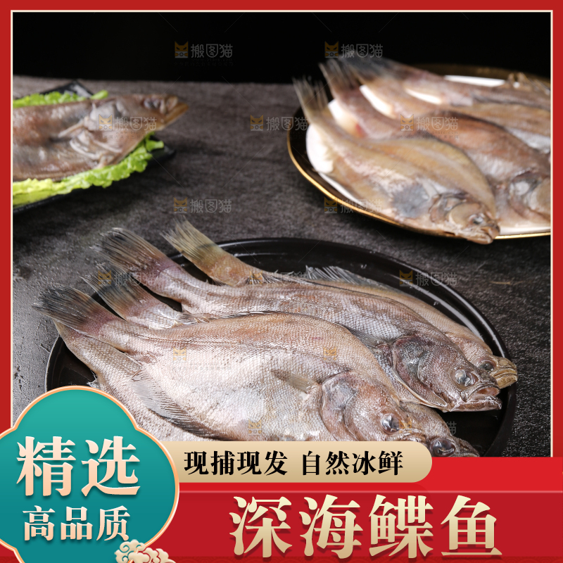 深底上的鲽鱼