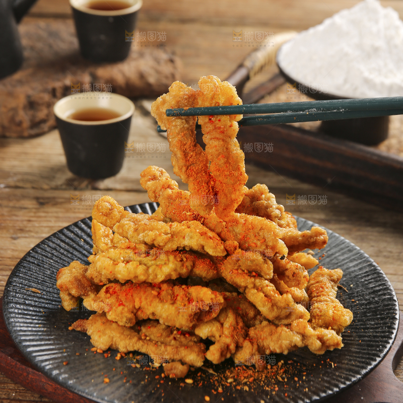 木底上的小酥肉