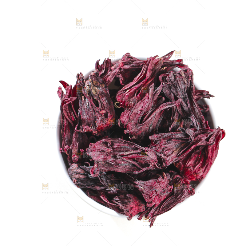 浅底上的洛神花茶
