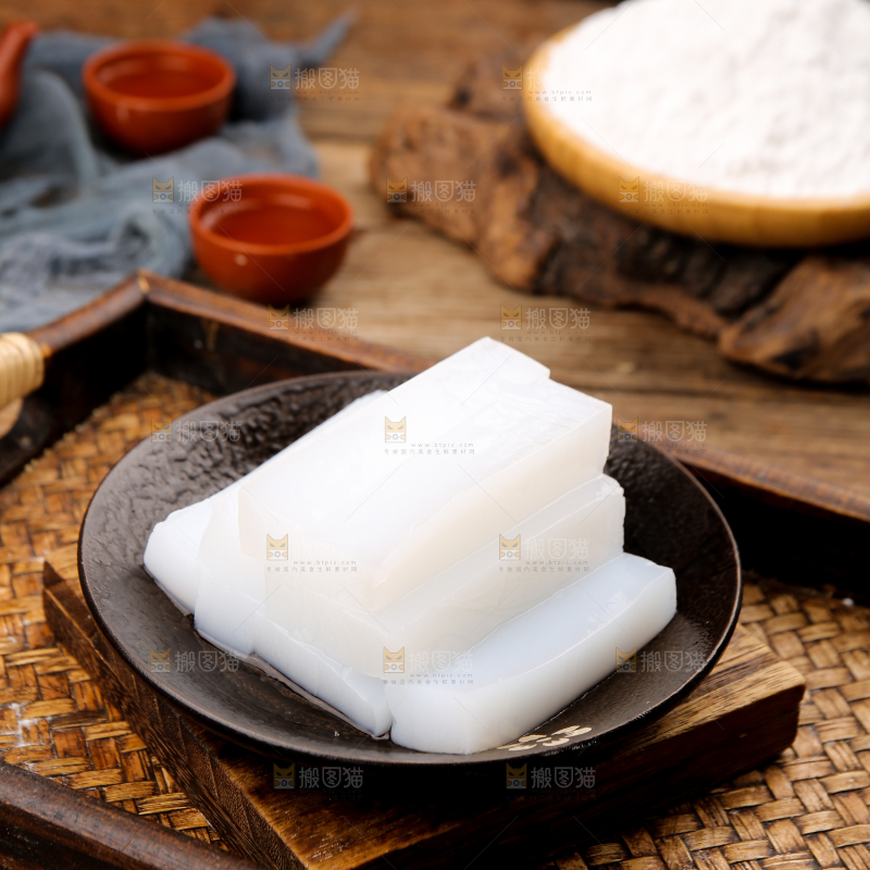 碗里的红油凉粉