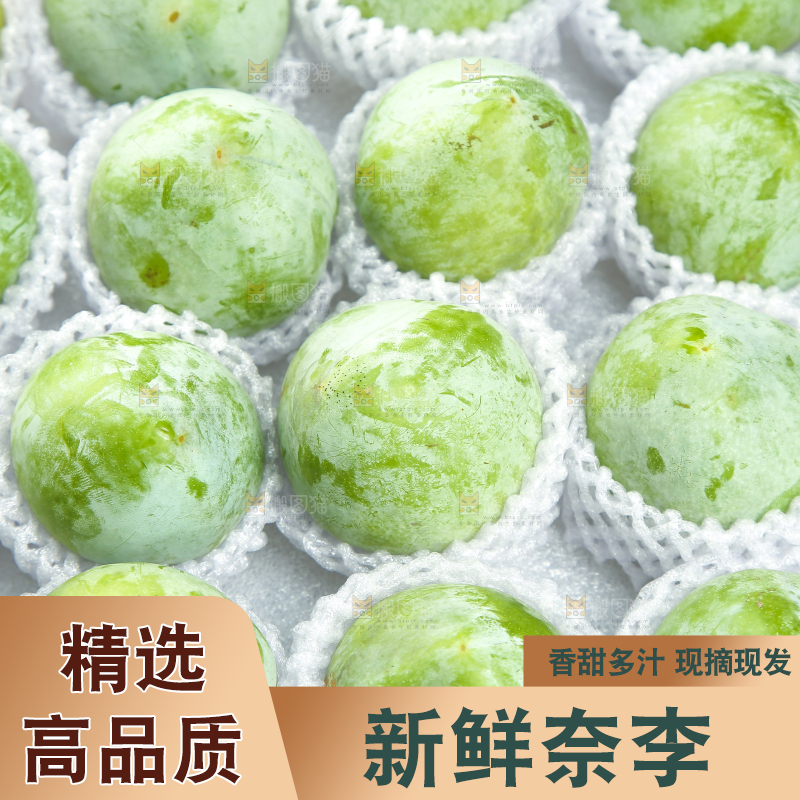 白底上的奈李